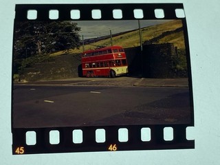 Huddersfield Trolley Bus Reg. FCX 299 35mm Negative 18A 5M