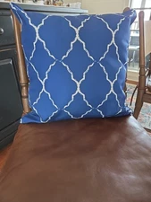 Blue Indoor/Outdoor Throw Pillows Set Of 4