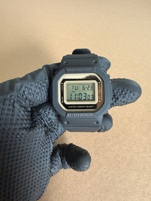 Casio G-Shock DW5600 Black Digital Watch Mint Condition w/ Tin Case