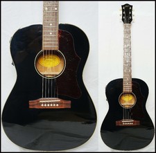Stafford SLG-360LTD BLK kompakte Akustikgitarre, Gibson B-25 Style