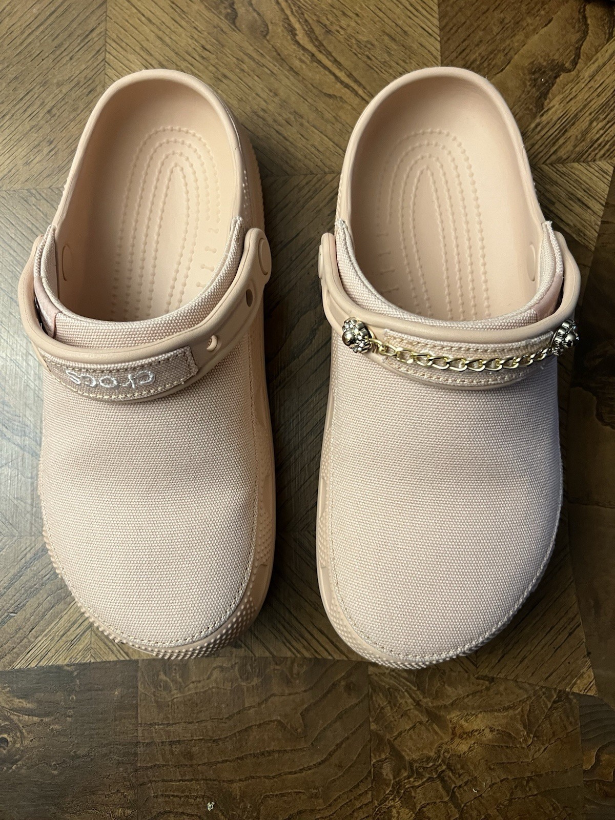 CROCS Classic Crafted Clog  Pink Caramel SIZE 9W / 7M  - Excellent Condition!