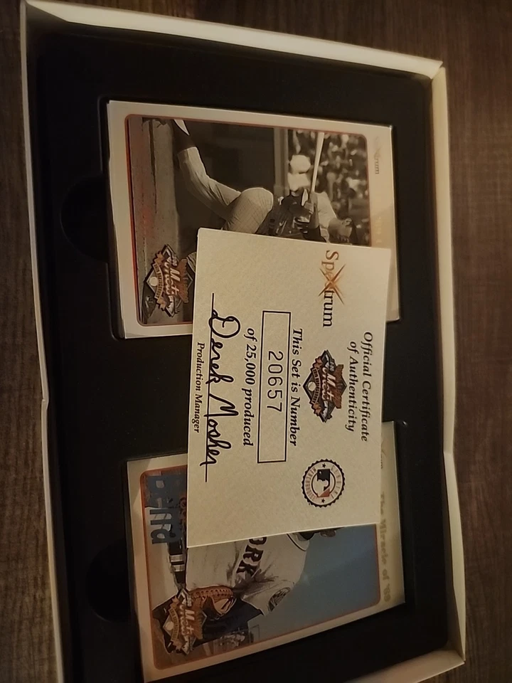 The Miracle of '69" New York Mets Trading Baseball Cards - Image 2 of 2