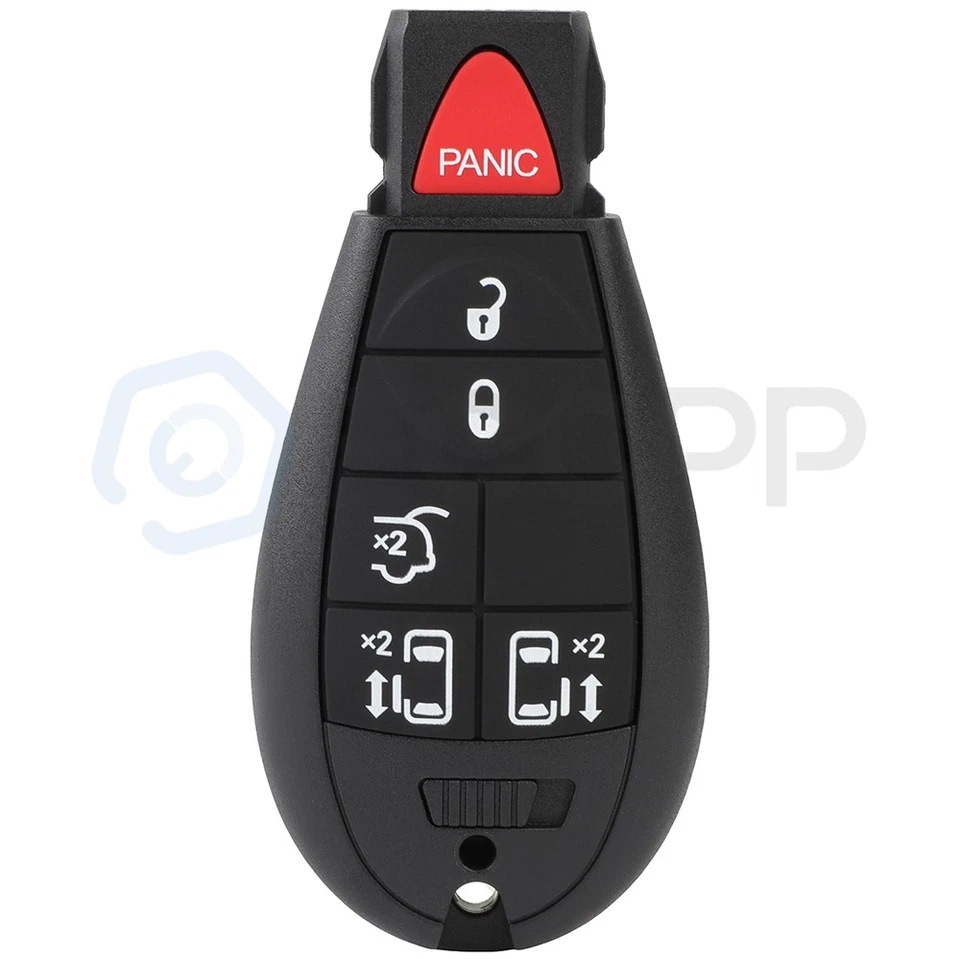 2 botones para Chrysler Town and Country 2008-2016 sistema de entrada remota sin llave Foto 3 de 4