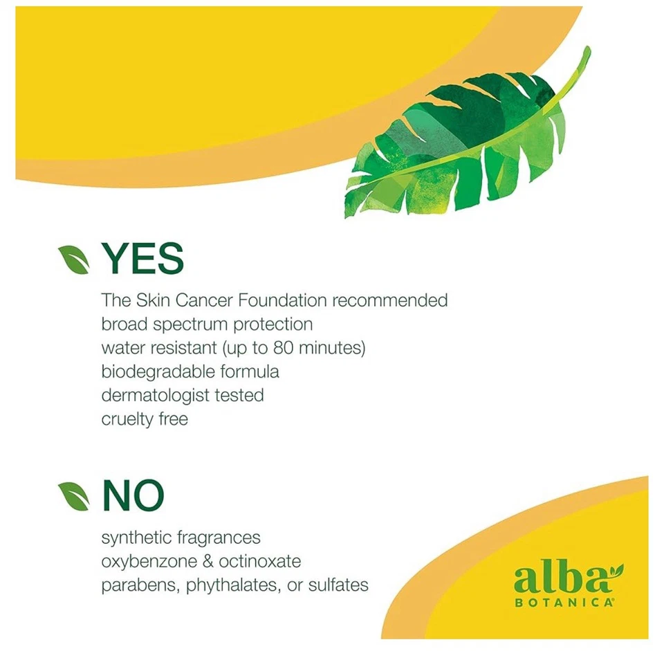 Alba Botanica Hawaiian Sunscreen Lotion, SPF 15, Aloe Vera, 3 fl oz (89 ml) - Image 3 of 4