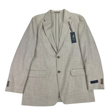Tommy Hilfiger Mens TH Flex Gene Modern Fit Sport Coat Tan 42L