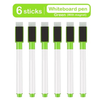 Magnetischer Whiteboard Marker Set schwarz abwischbar Schule Büro Schreibwaren