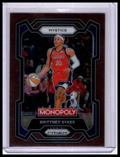 2024 Panini Prizm Monopoly WNBA #38 Brittney Sykes Brown Prizms #/249
