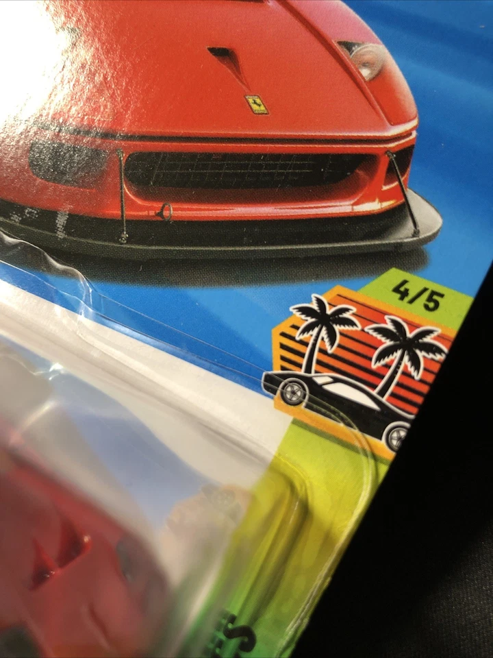 ERROR Hot Wheels 2025 Ferrari F40 Competizione Double Bubble Two Blisters 1/1 - Image 4 of 4