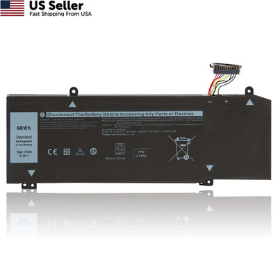 1F22N 15.2V 60Wh Battery Replacement for Dell Alienware M15 M17 G5 G7 Series USA