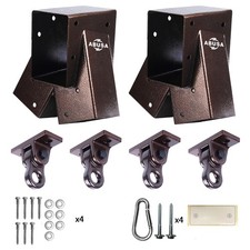 Heavy Duty Swing Sets Brackets Including 2 Bronze A-Frame Swing Set Brackets ...