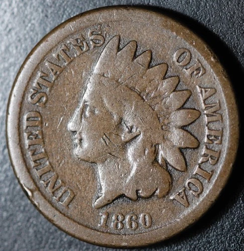 1860 INDIAN HEAD CENT - GOOD