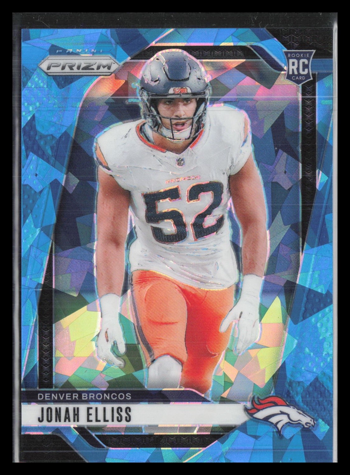 2024 Panini Prizm #356 Jonah Elliss Blue Ice #/99