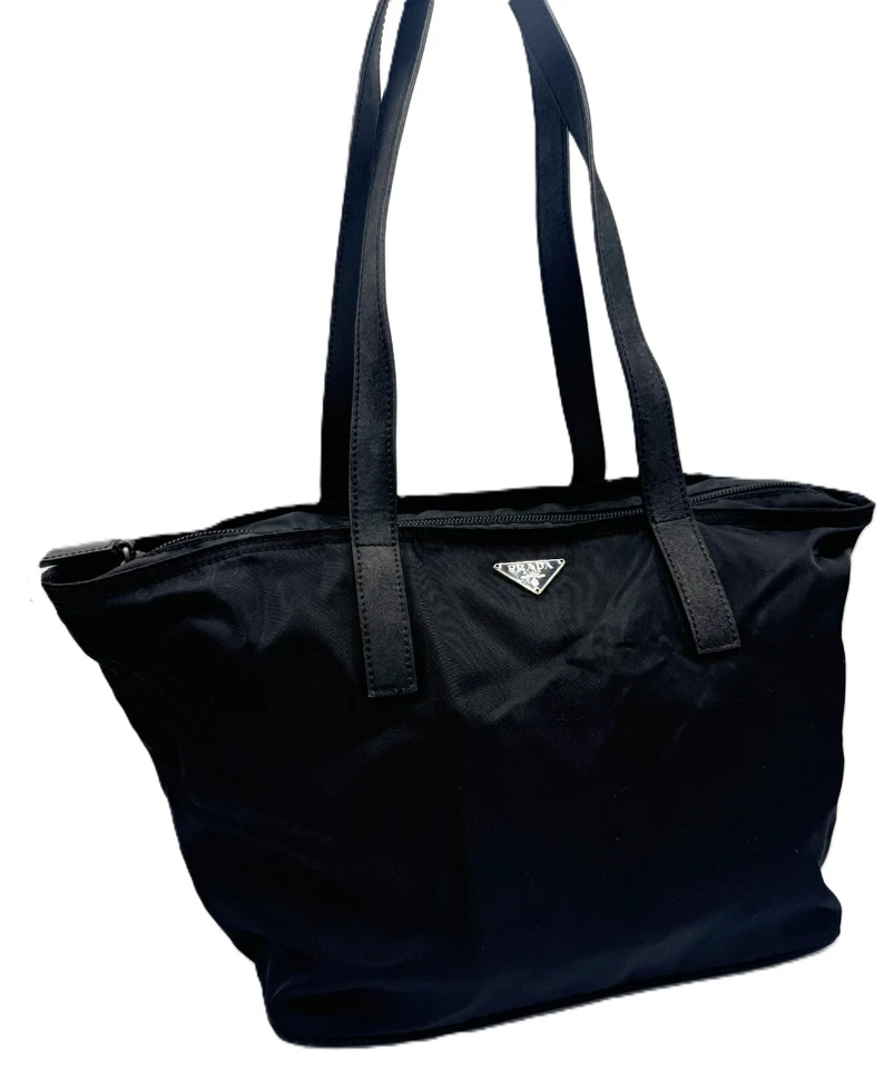 Bolso de Mano PRADA Nylon Negro B0135 Foto 2 de 4