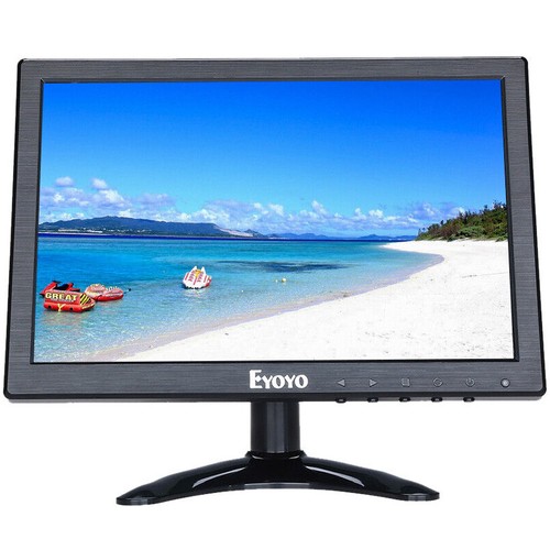 Eyoyo 10" HDM IPS Monitor Full HD Lightweight Screen Display Fit For DVR Laptop