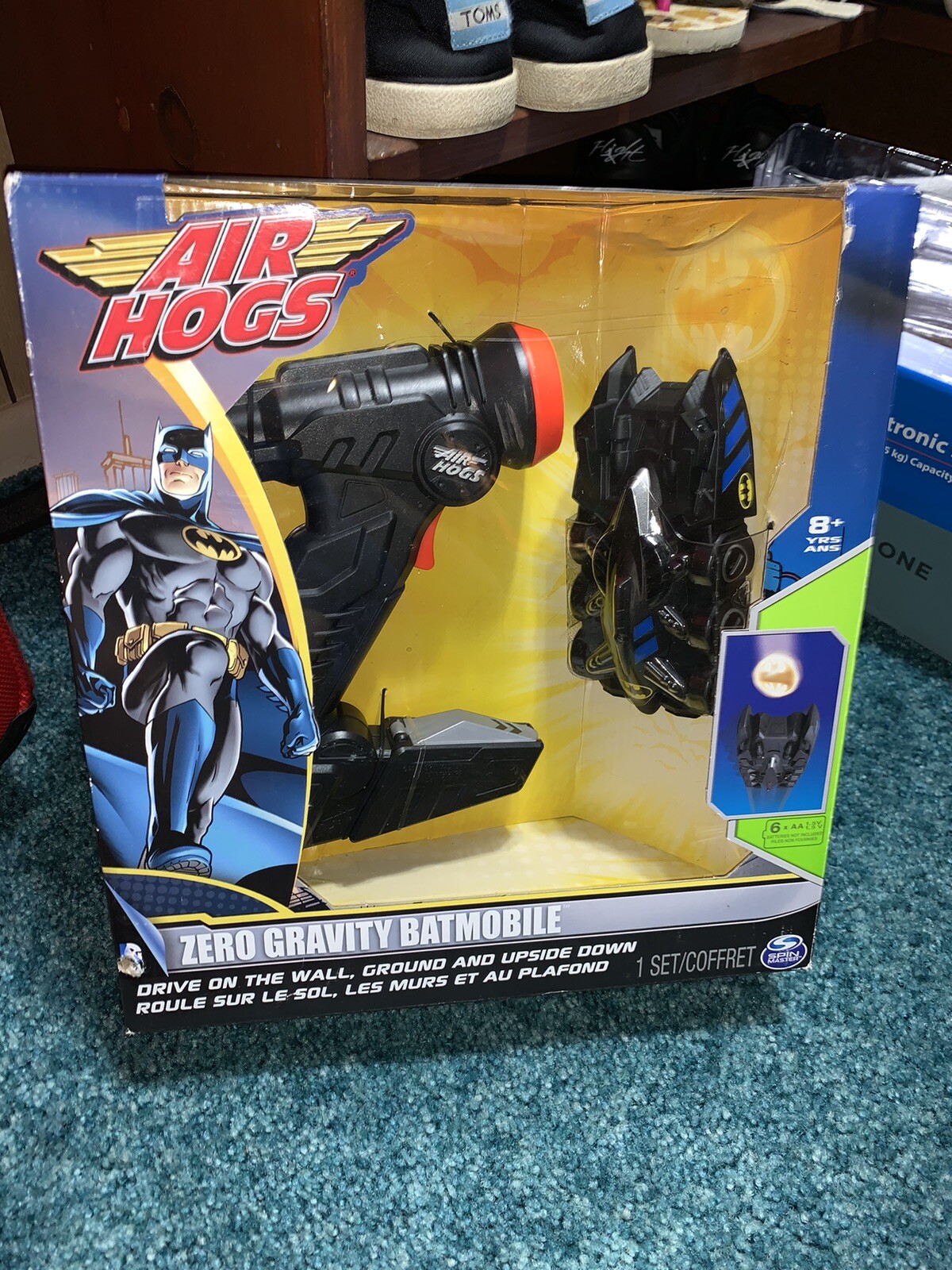 air hogs zero gravity batmobile