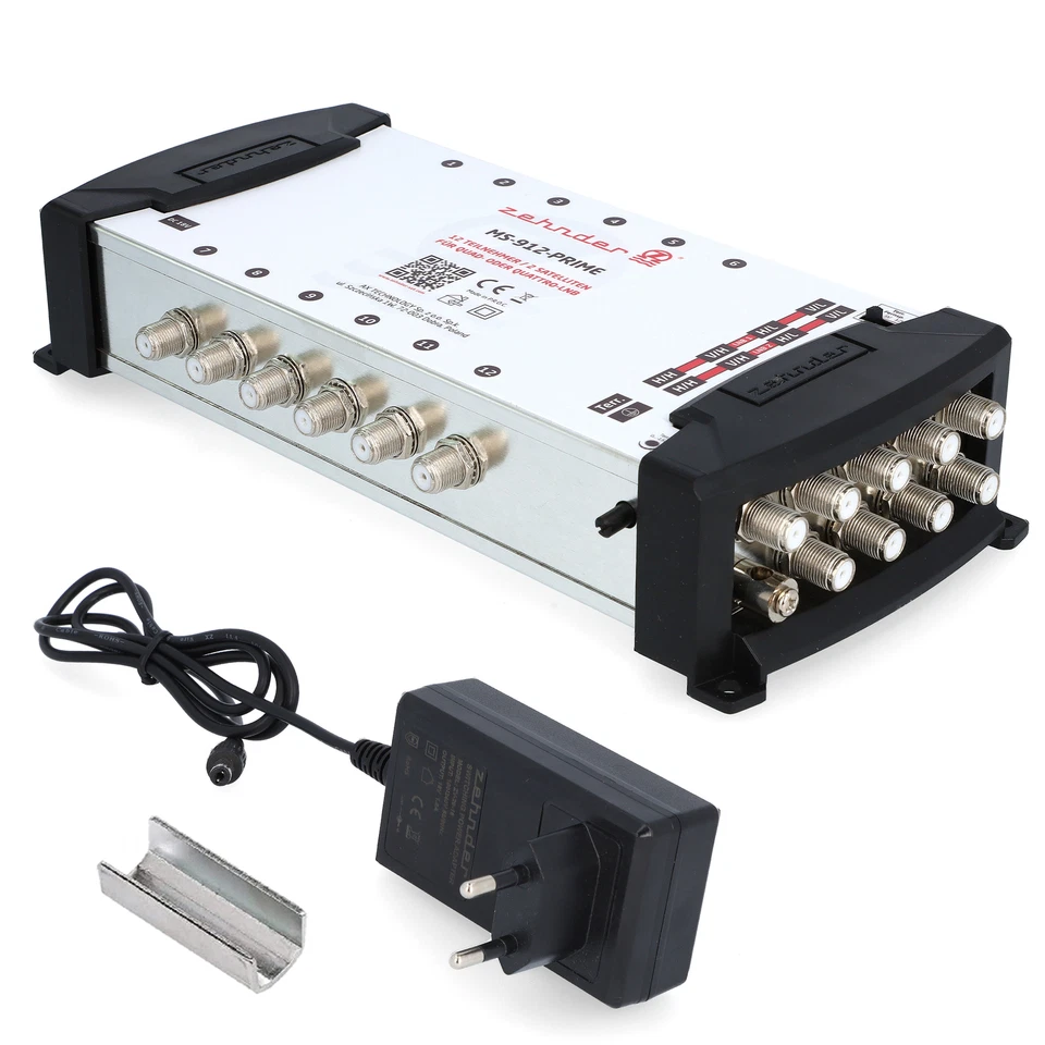 Zehnder 9/12 Multischalter 12 Teilnehmer 2 Satelliten - Regelbare Terrestrik  - Bild 2 von 4