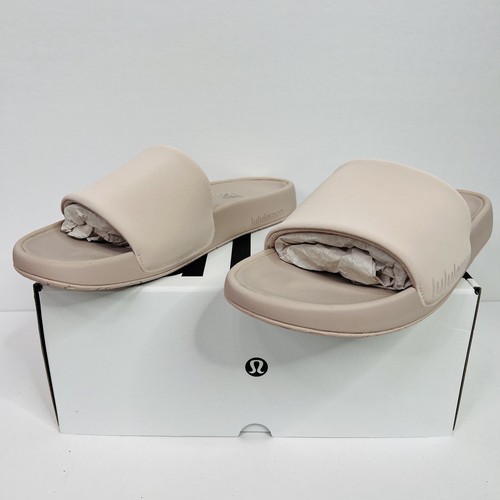 Lululemon Atheltic Womans Pink Flip Flop Beach Slip On Slipper Slides  Sandels 10 | eBay