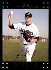 2007 Topps Updates & Highlights Red Back #UH112 Henry Owens Florida Marlins