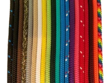 CBKnot 1/4" Double Braid Polyester Yacht Rope x 50', 100', 200' Hanks USA COLORS