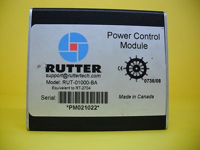 RUTTER RUT-01000-BA Power Control Module RT-2704