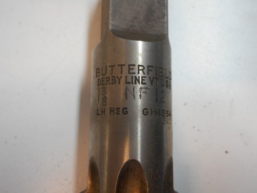 BUTTERFIELD 1-3/8"- 12 LEFT HAND PLUG TAP - Picture 3 of 3