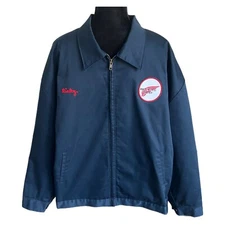 Vintage Red Wing Shoes Jacket 90s Red Kap Uniform Work Jacket - Mens 2XL