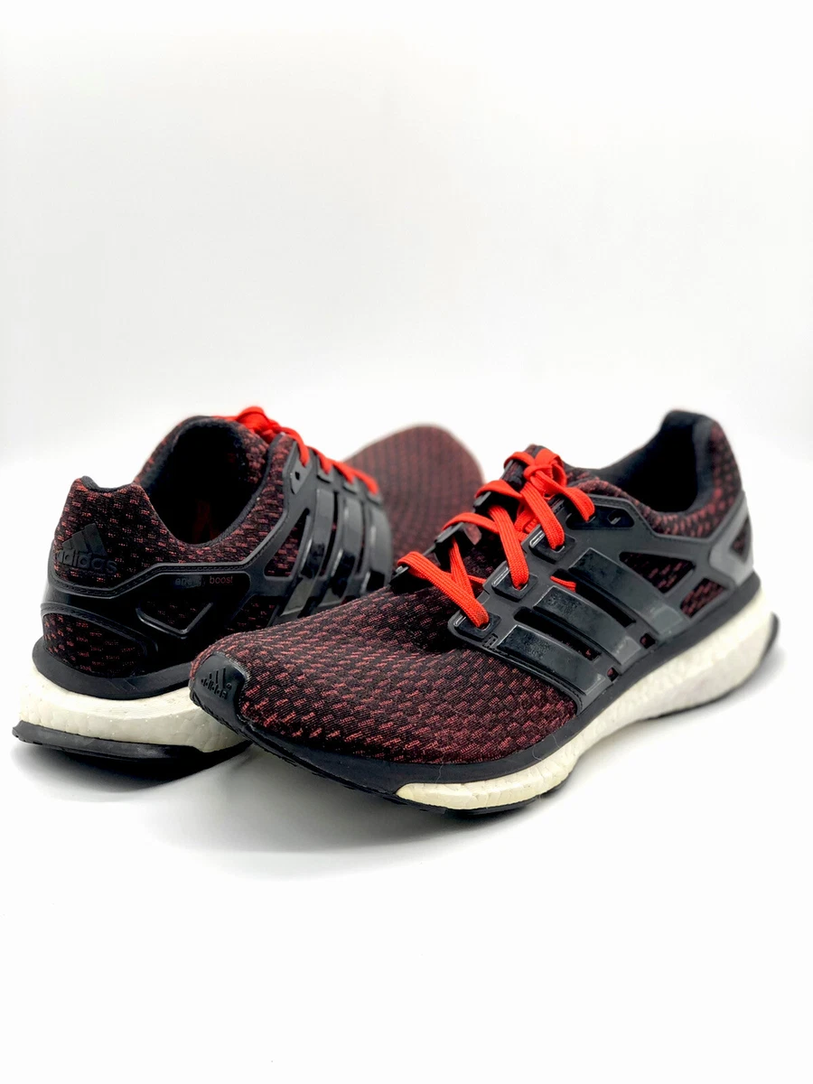 Adidas Energy Boost Reveal M Art 18817 Men's Sz 10.5 Running Shoes  Black/Orange | eBay