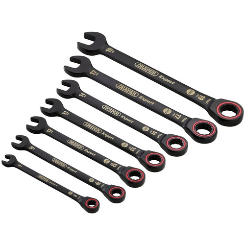 Set De 6 Clés à Cliquet Doubles Draper Hi-Torq – Métrique – 12 Points – 27741 – Acier Chrome-vanadium