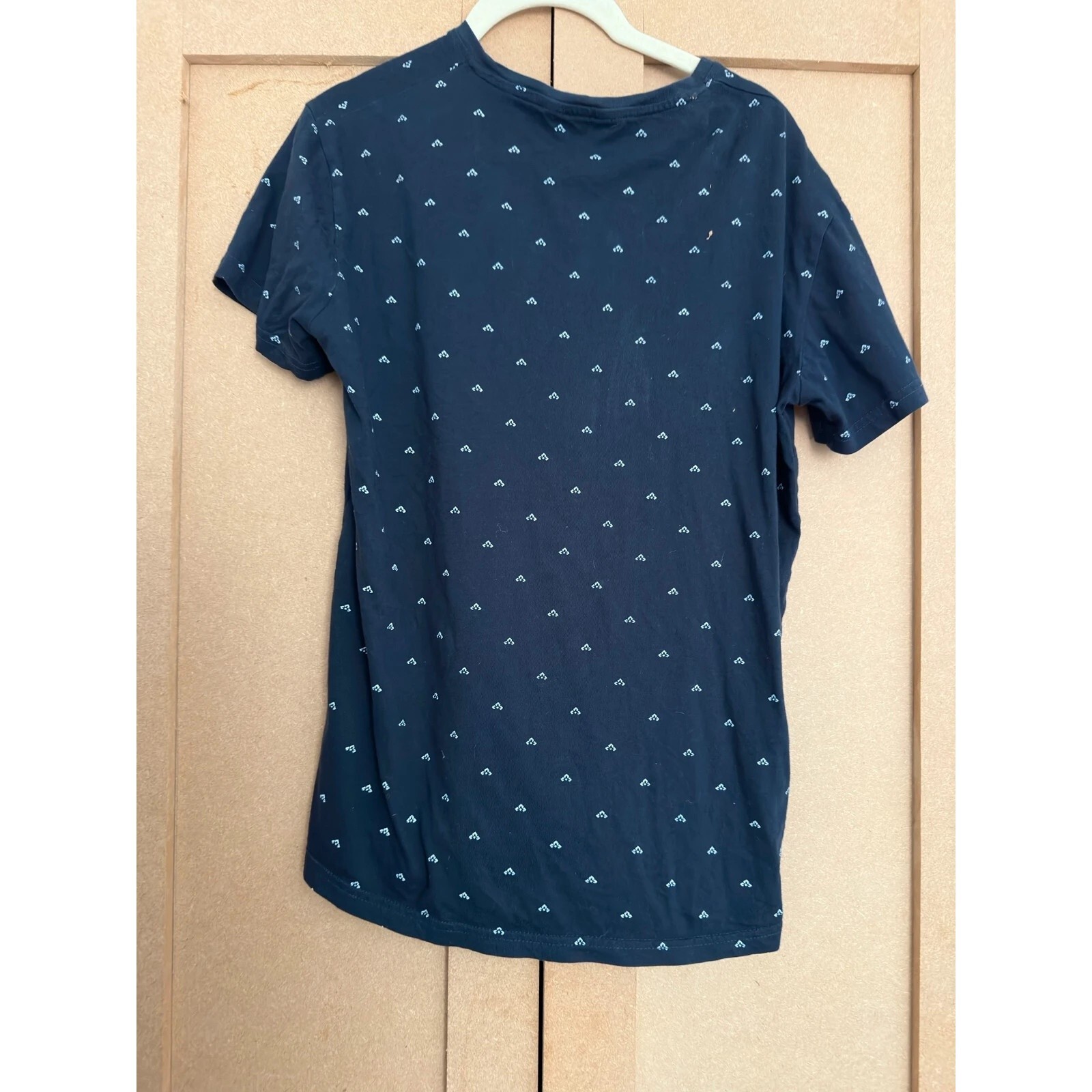 Solid T-shirt Navy size L image 4