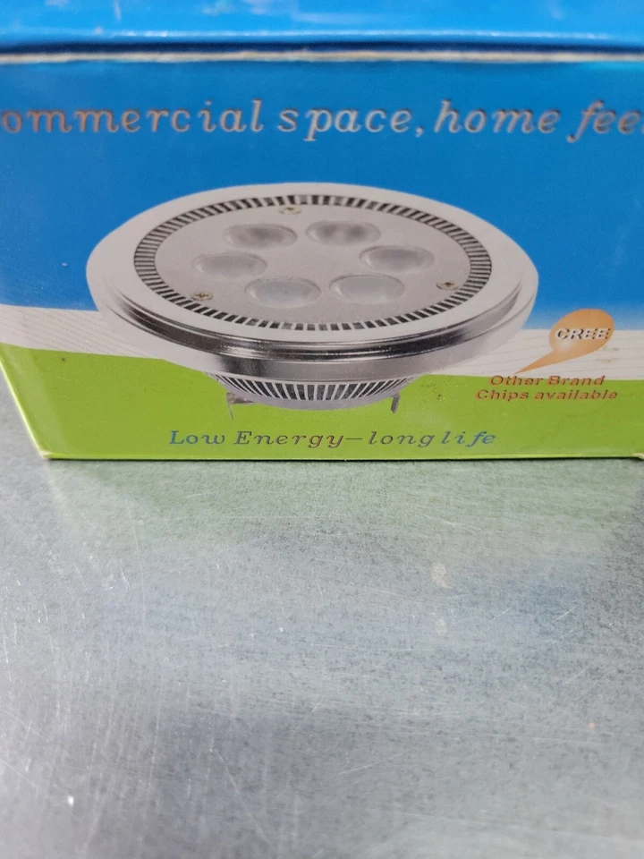 1- AR111 Reflector Spot Light Bulb 7LED G53 2700-3200K CRI 82- NEW OLD STOCK - Image 2 of 4