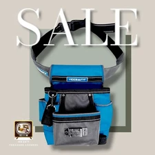 YEESAINT Tool Belt, 6 Pockets Single Side Tool Pouch,Heavy Duty Tool Storage