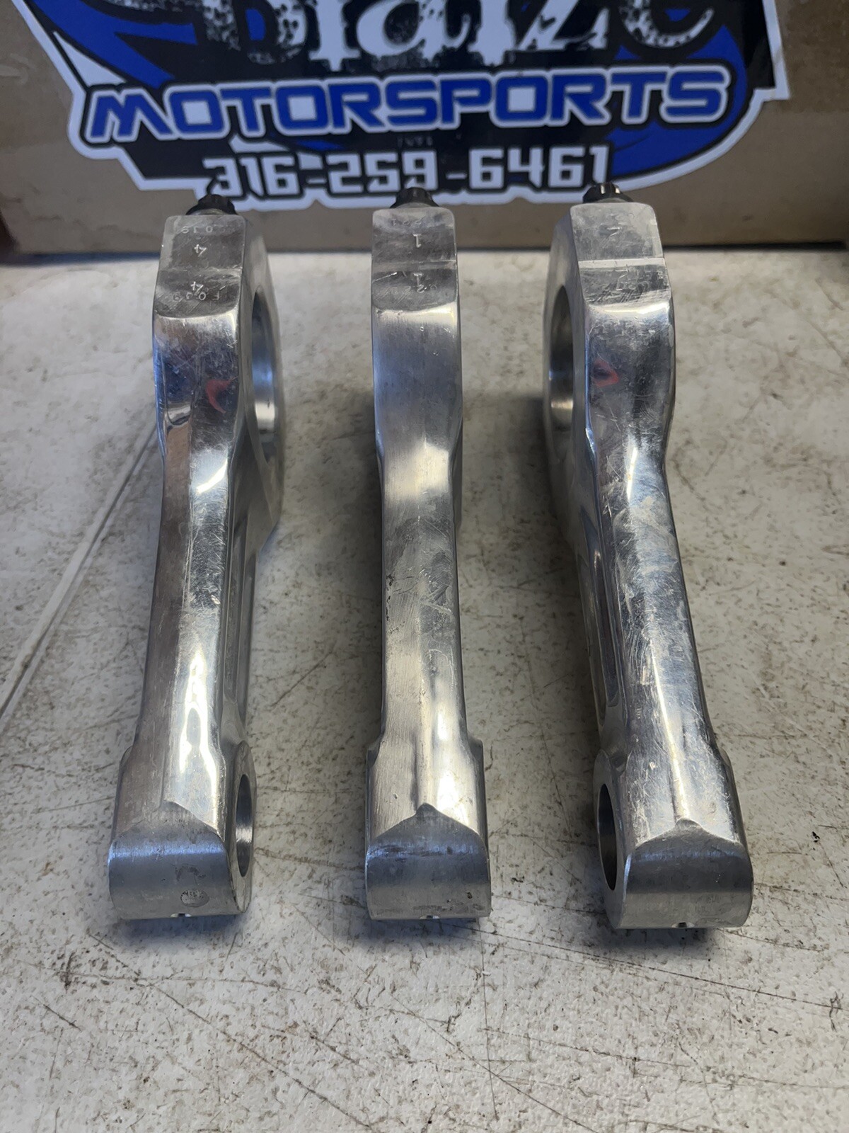 (3) Child And Albert Aluminum 5.7 Rods eBay