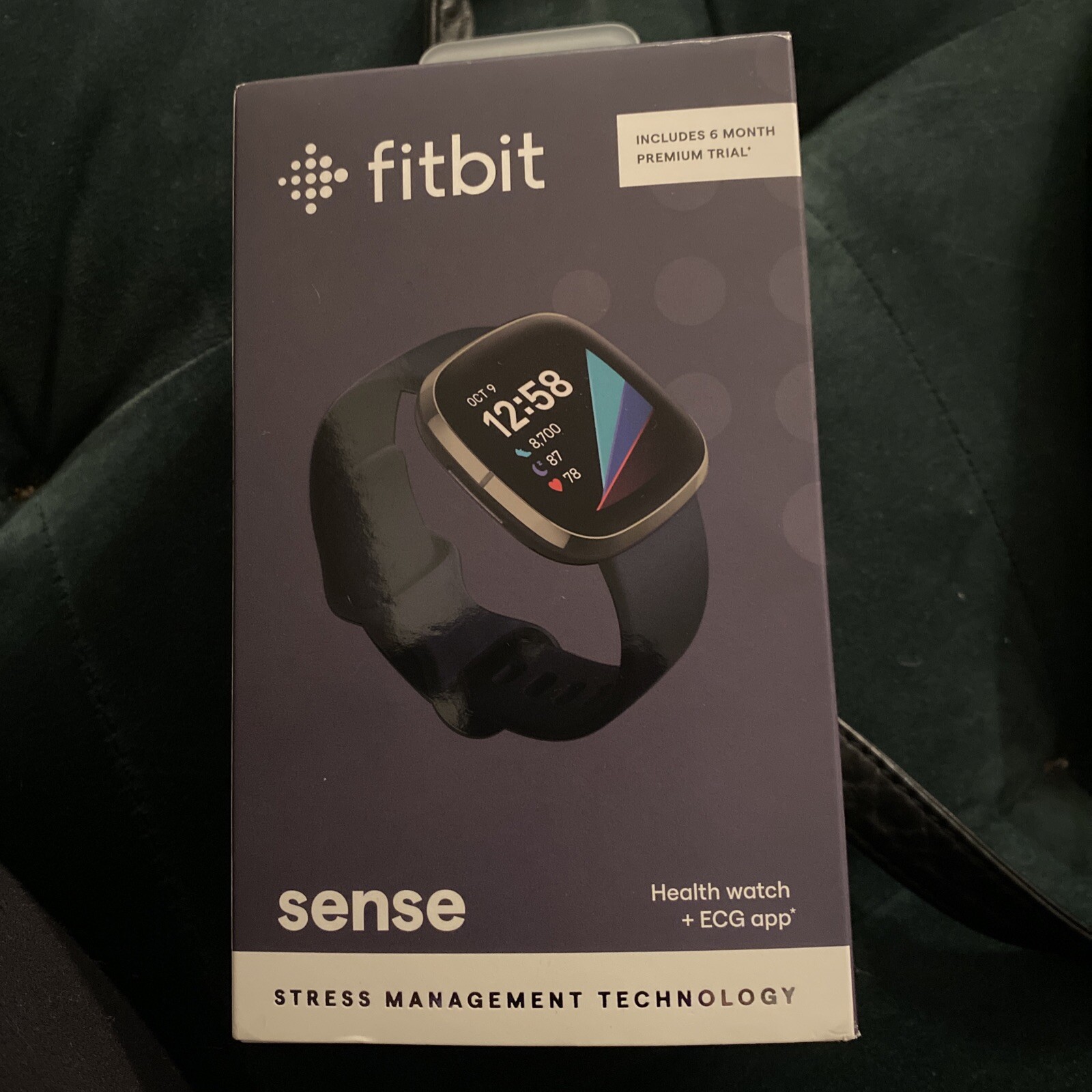 Fitbit Sense Advanced Smartwatch Carbon Graphite Fitness Tracker-image