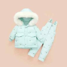 Coat Jacket  Jumpsuit Kids Girl Boy Clothes Down 2pcs Winter Outfit Suit Sets