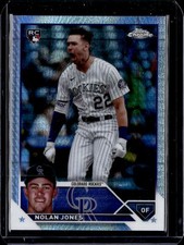 2023 Topps chrome  #US85 Nolan Jones prizim Refractor