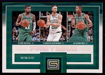 Celtics 2017-18 Panini Status Factions #6 Al Horford Gordon Hayward Kyrie  Irving