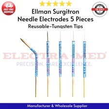 Ellman Surgitron Handpiece Needle Electrodes Reusable-Tungsten Tips New CE