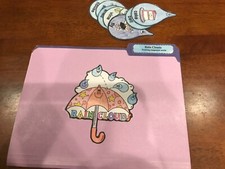 Rain Clouds Compound words Grade K language Art file folder game teacher