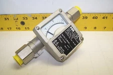 NEW ABB VARIABLE AREA FLOW METER 1/2" NPT / 100 bar  Qmax 15.000  D10A32_5