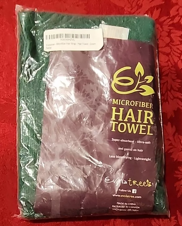 Evolatree Microfiber Hair Towel Wrap Ultra soft Super absorbent