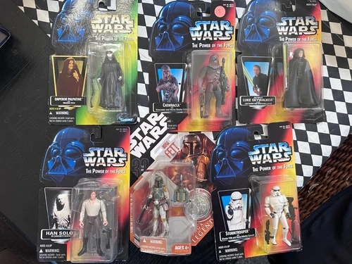 Star Wars Kenner Action Figure Power of the Force Lot of 6