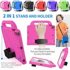 For iPad 5/6/7/8/9th Gen Mini 7 Air Pro 11 Kids Safe EVA Case Stand Cover Strap