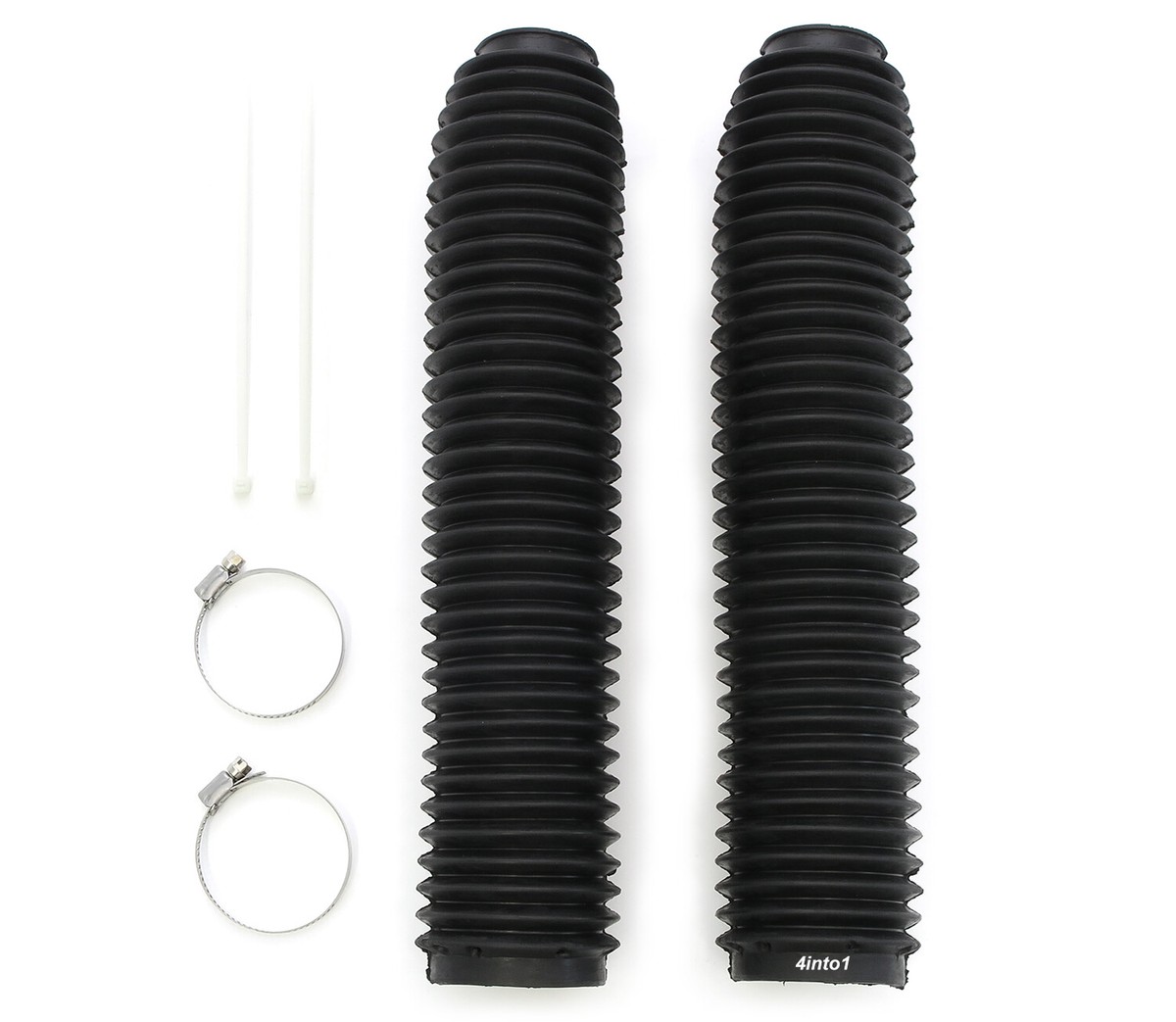 2 Pack Black Fork Boots Gaiters Kawasaki KDX200 KDX220 KX125 KX250