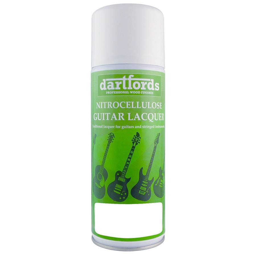 Vernis Nitrocellulose DARTFORDS Transparent pour Manche de Guitare - Aérosol 400ml
