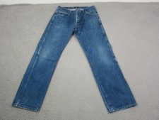 Vintage Wrangler Jeans Adult W 33 L 32 Blue Cowboy Cut Regular Fit Mens 47MWZPW