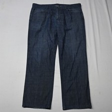 Theory 38x30 Straight Leg 5 Pocket Button Fly Dark USA Made Denim Mens Jeans