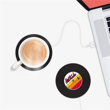 Hot Tracks Mustard USB Tassen Wärmer Retro Schallplatte 