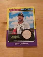 2024 Topps Heritage Eloy Jimenez Clubhouse Collection Relic White Sox