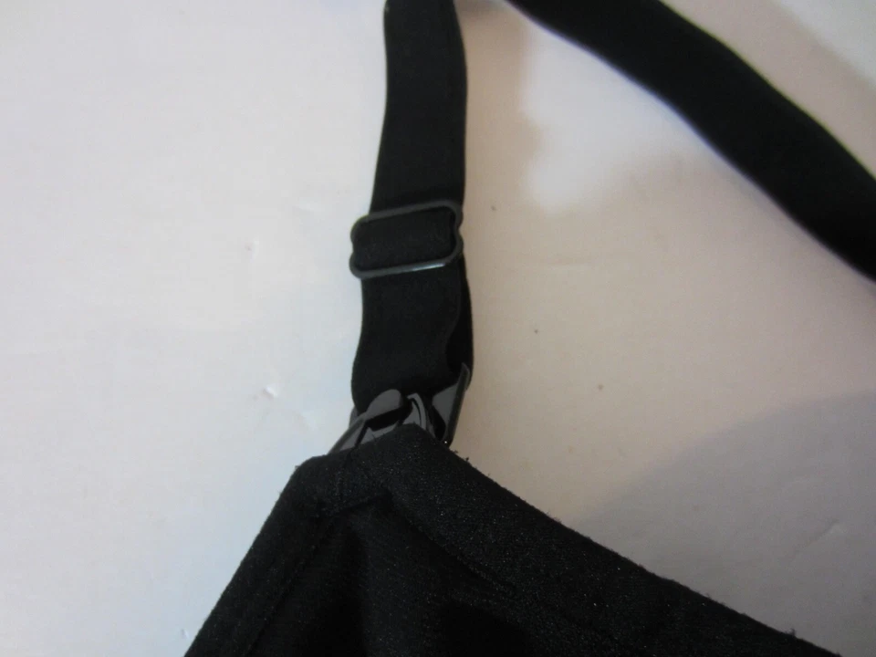Black Hofish XL Nursing Bra Size XL- Nylon & Spandex- Preowned (321CB) - Image 4 of 4