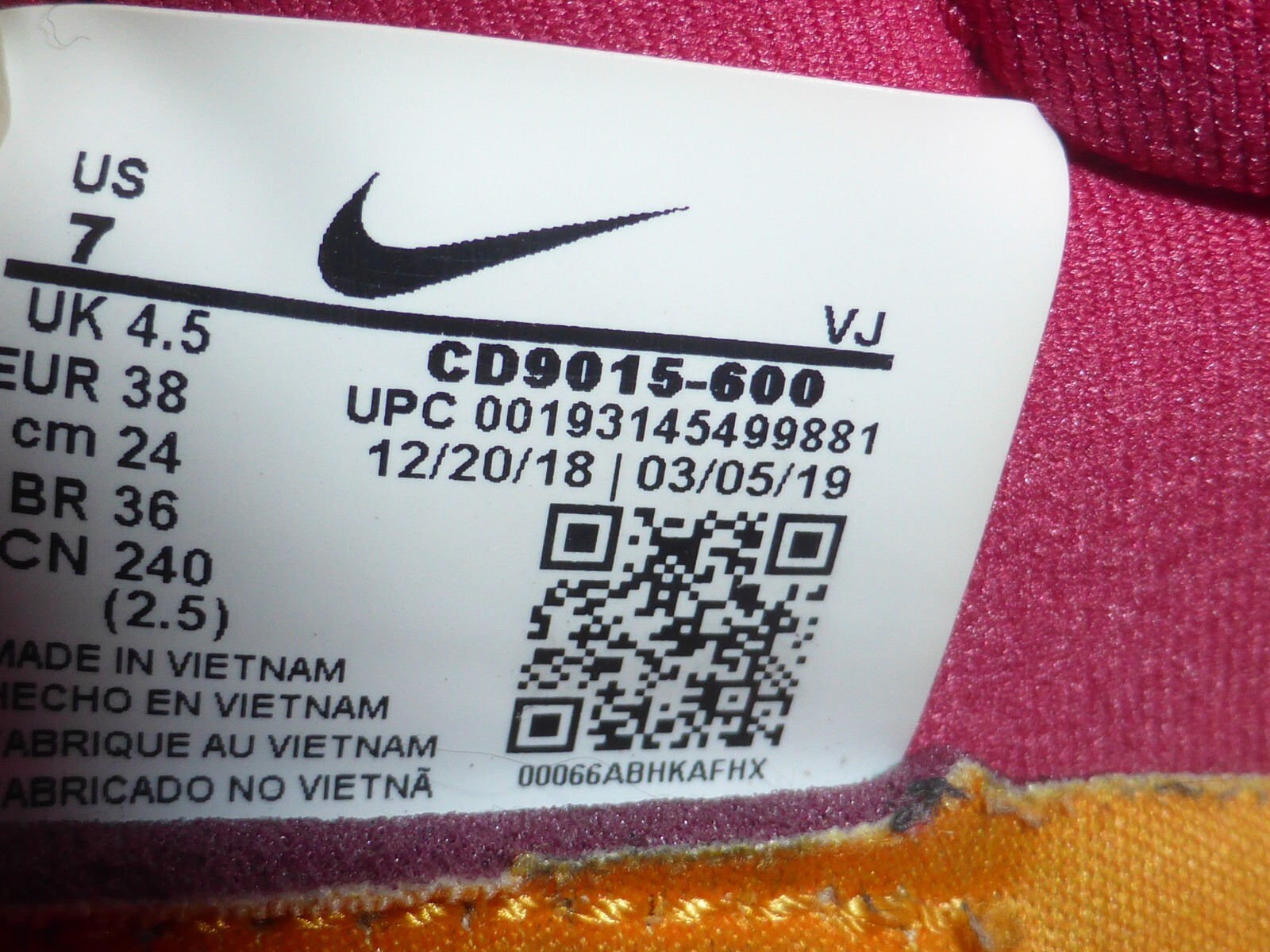 NIKE REACT PRESTO SHOES WOMANS SIZE 7 CD9015-600 … - image 8